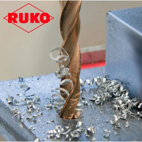 91 dalies spiralinių metalo grąžtų rinkinys RUKO HSS 1-10 mm-Grąžtų rinkiniai-Metalo grąžtai