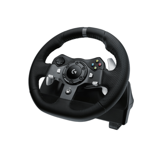 Žaidimų vairas Logitech G920 Driving Force game steering wheel-KOMPIUTERINĖ