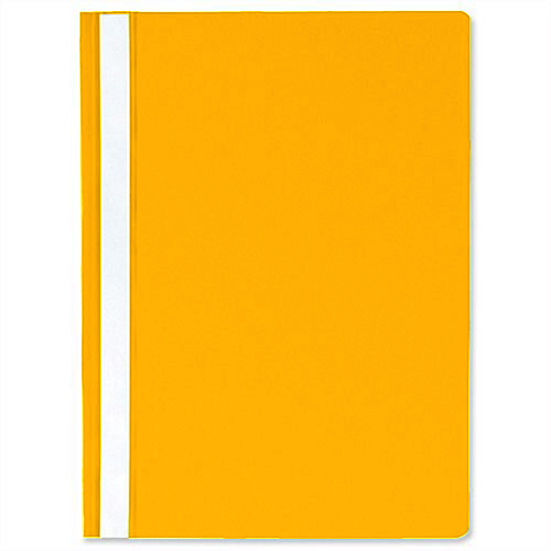 AD Class Segtuvėlis skaidriu viršeliu 100/150 Oranžinis, 25 vnt.-Segtuvai-Dokumentų laikymo