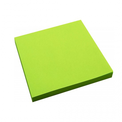 Lipnūs lapeliai Forpus, Neon, 75x75mm, žali (1x80)-Lipnūs lapeliai-Popierius ir popieriaus