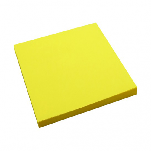 Lipnūs lapeliai Forpus, Neon, 75x75mm, geltoni (1x80)-Lipnūs lapeliai-Popierius ir popieriaus