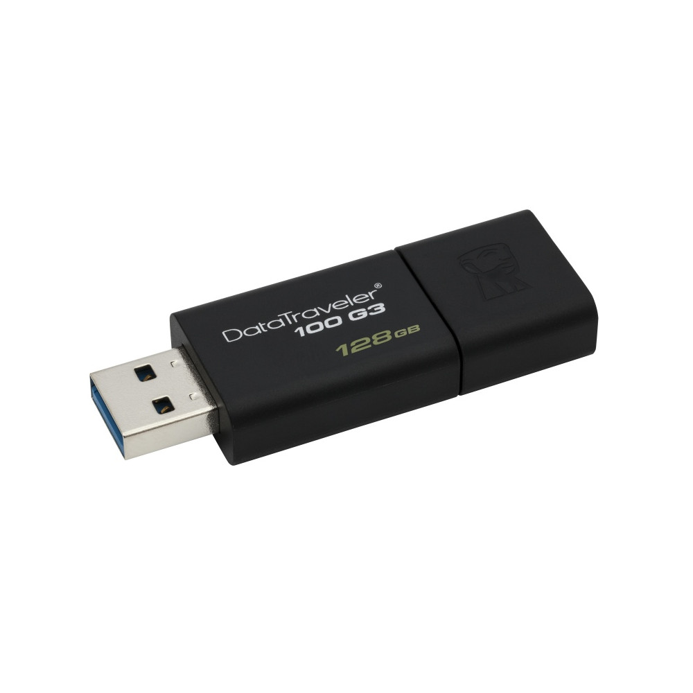 USB atmintinė Kingston DataTraveler 128GB USB3.0 DT 100-USB raktai-Išorinės duomenų laikmenos