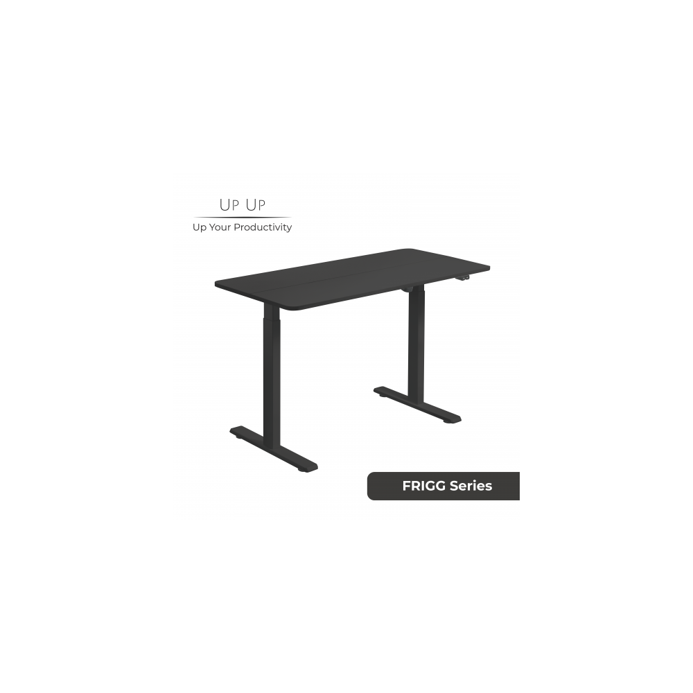 Reguliuojamo aukščio stalas Up Up Frigg Juodas-Stalai-Biuro baldai
