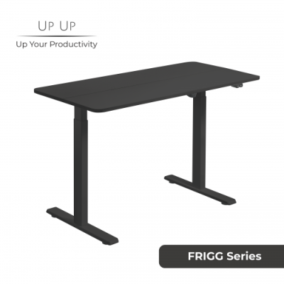 Reguliuojamo aukščio stalas Up Up Frigg Juodas-Stalai-Biuro baldai