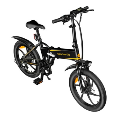 Elektrinis dviratis ADO A20+, Juodas-Elektriniai dviračiai-Dviračiai