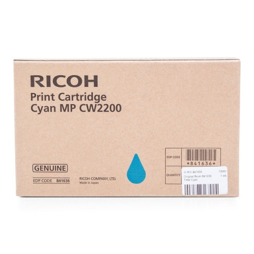 Ricoh 841721 (841636), Mėlyna kasetė-Originalios kasetės Ricoh-Originalios spausdintuvų kasetės
