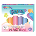 Plastilinas Colorino Pastel 6 pastelinių spalvų-Plastilinas ir priemonės lipdimui-Ugdymo ir