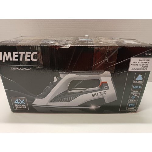 Ecost prekė po grąžinimo, Imetec ZeroCalc Z3 3700 garų lygintuvas, apsaugos nuo kalkių nuosėdų