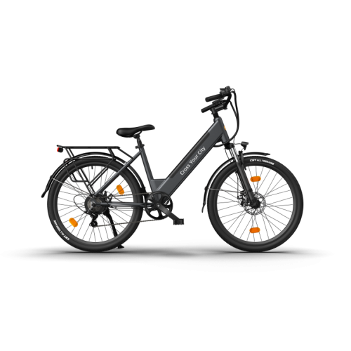 Elektrinis dviratis ADO A26S XE Step-through pilkas-Elektriniai dviračiai-Dviračiai
