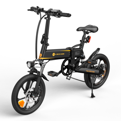Elektrinis dviratis ADO A16 XE, Juodas-Elektriniai dviračiai-Dviračiai