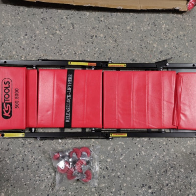 Ecost prekė po grąžinimo KS Tools 500.8 2 1 dirbtuvių sulankstomas gultas/kėdė-Garažo įrankiai