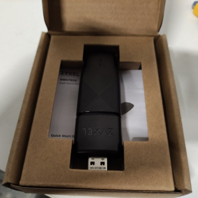 Ecost prekė po grąžinimo Zyxel WiFi 6 AX1800 USB Flash Drive palaiko Mumimo, OFDMA, kad