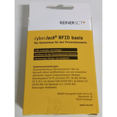 Ecost prekė po grąžinimo Reiner SCT Cyberjack RFID pagrindas NPA intelektualiųjų kortelių