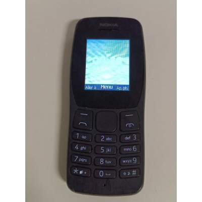 Ecost prekė po grąžinimo Nokia 110 (TA1192) Dual Sim juoda-Mobilieji telefonai-Telefonai