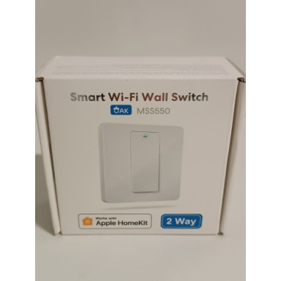 Ecost prekė po grąžinimo Meross HomeKit Smart Light Switch, 2way WiFi Wall Switch reikalauja