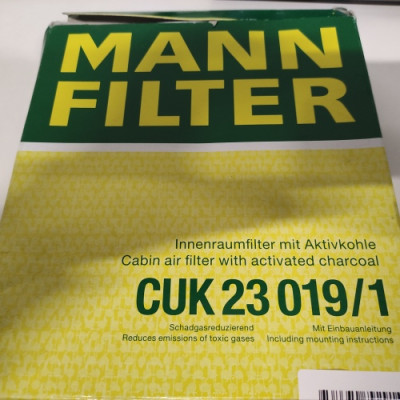 Ecost prekė po grąžinimo Originalus Mannfilter salono filtras CUK 23 019/1 Žiedadulkių filtras