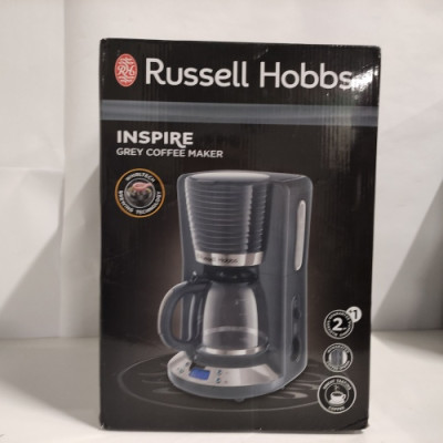 Ecost prekė po grąžinimo Skaitmeninis kavos aparatas "Russell Hobbs Inspire", pilkos spalvos