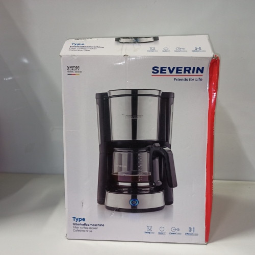 Ecost prekė po grąžinimo Severin KA 4822 tipo kavos aparatas (maltos filtro kava, 10 puodelių