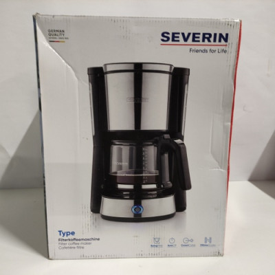 Ecost prekė po grąžinimo Severin KA 4822 tipo kavos aparatas (maltos filtro kava, 10 puodelių
