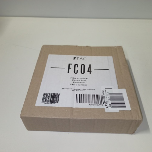 Ecost prekė po grąžinimo 2 x anglies filtras/aktyvuotas anglies filtras FC04, tinkamas Falmec