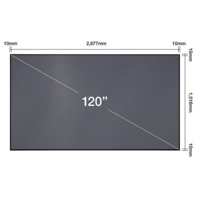 Projektoriaus ekranas EPSON ELPSC36 Laser TV 120 colių-Projektoriai-Namų kino ir "soundbar"