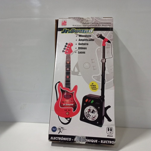 Ecost prekė po grąžinimo REIG Dr Sound gitaros, mikrofono ir stiprintuvo rinkinys (asorti: