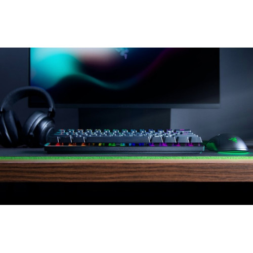 Razer Huntsman Mini Laidinė žaidimų klaviatūra, USB, RGB LED, US Int, Clicky Optical Switch