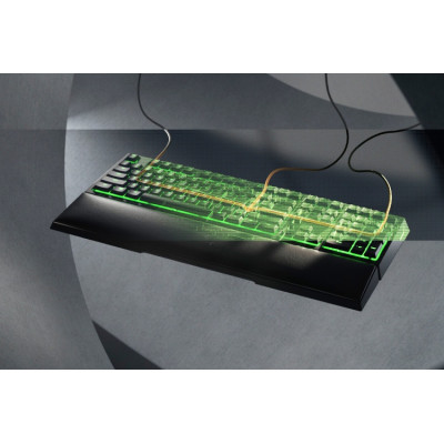 Žaidimų klaviatūra Razer RZ03-03380100-R3M1 Ornata V2 QWERTY US EN, Wired, Juoda-Gaming