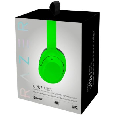 Belaidės žaidimų ausinės Razer RZ04-03760400-R3M1 Opus X, Wireless, Bluetooth, Žalia-Ausinės
