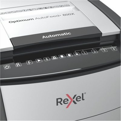Dokumentų naikiklis Rexel Optimum AutoFeed+ 600X Automatic Cross Cut Paper Shredder 55dB