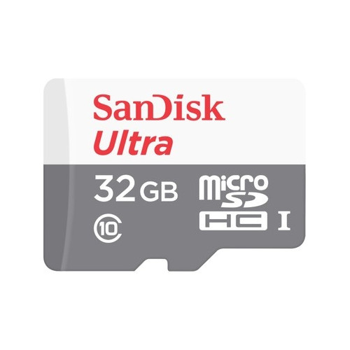 Atminties kortelė SanDisk Ultra microSDHC 32GB 100MB/s Class 10 UHS-I, Grey, White-Atminties