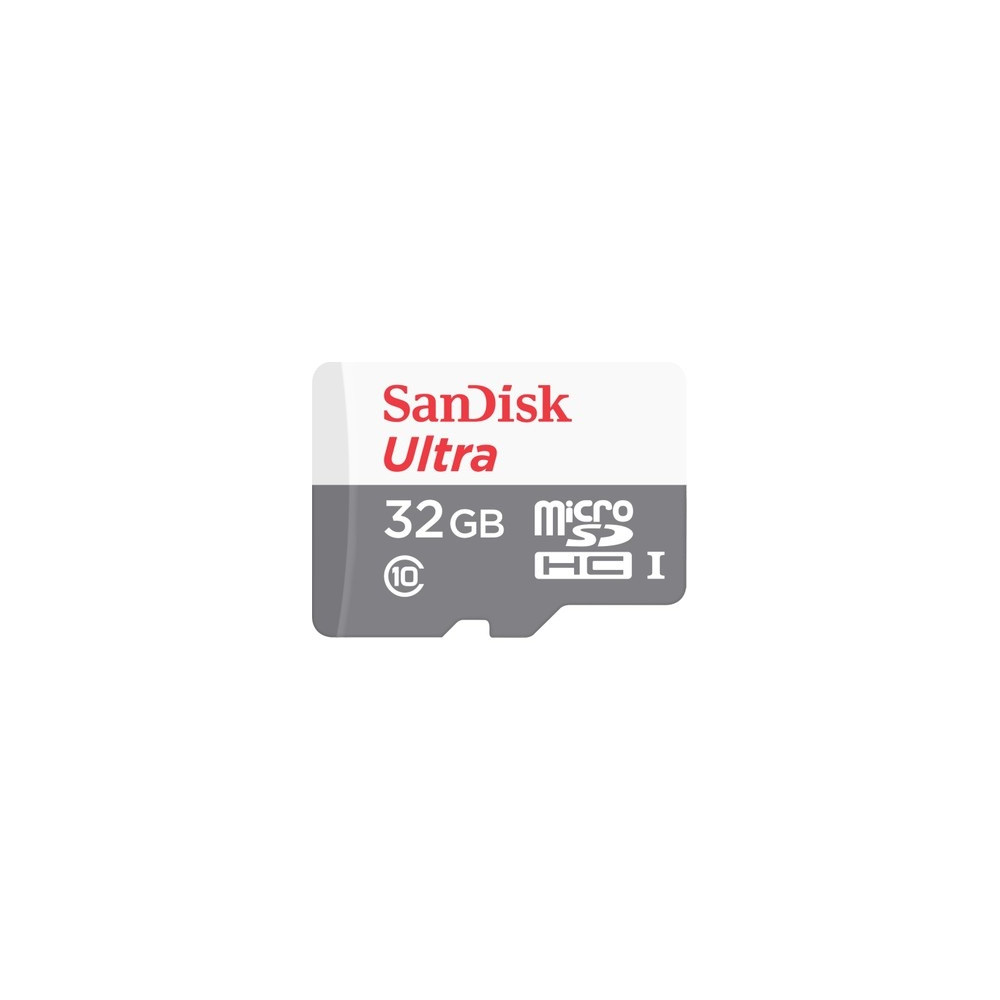 Atminties kortelė SanDisk Ultra microSDHC 32GB 100MB/s Class 10 UHS-I, Grey, White-Atminties