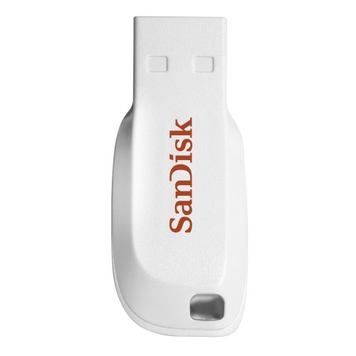 USB atmintinė SanDisk Cruzer Blade USB Flash Drive 16GB, White-USB raktai-Išorinės duomenų