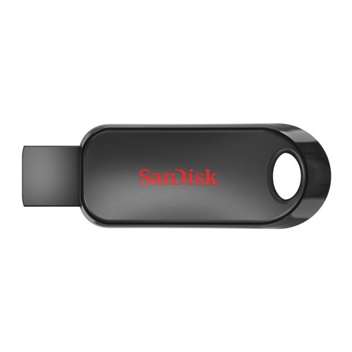 USB atmintinė SanDisk Cruzer Snap USB Flash Drive 128GB, Black-USB raktai-Išorinės duomenų