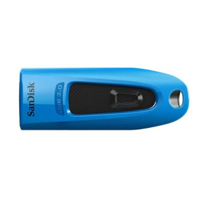 USB atmintinė SanDisk Ultra 64GB, USB 3.0 Flash Drive,130MB/s read, Blue-USB raktai-Išorinės