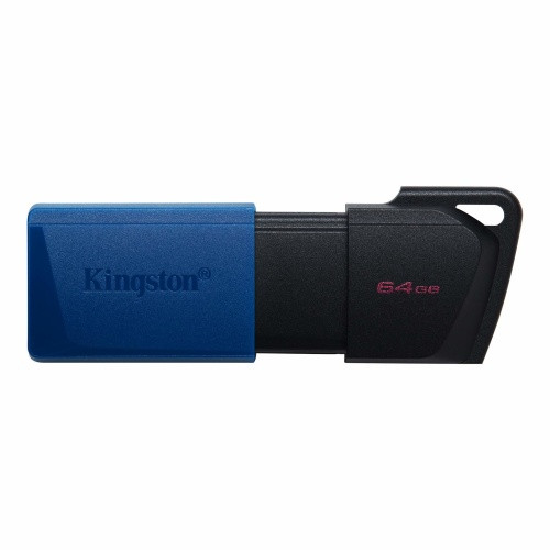 USB atmintinė Kingston DataTraveler Exodia M 64GB USB3.2 Gen 1 flash drive, Black, Blue-USB
