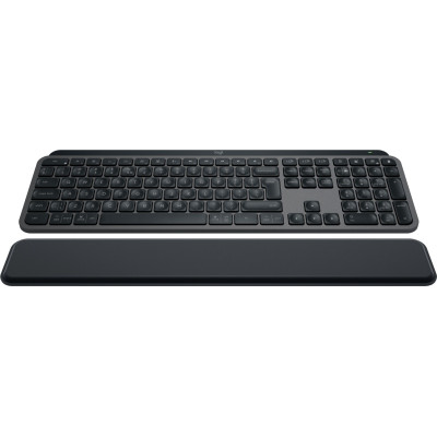 Logitech MX Keys S Belaidė klaviatūra + Atrama riešui, Bluetooth, Illuminated, US