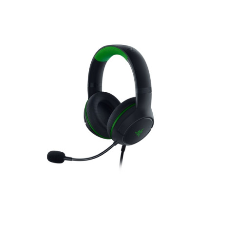 Laidinės žaidimų ausinės Razer Kaira X for Xbox, Juoda, Žalia-Ausinės ir
