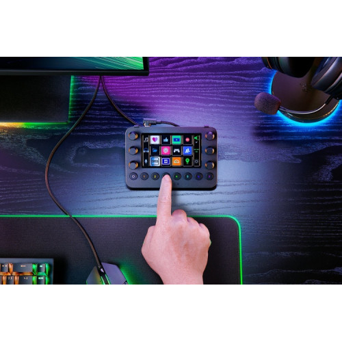Razer Stream Controller All-in-one valdiklis transliacijoms, Juoda-Žaidimų priedai-Žaidimų