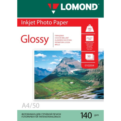 Fotopopierius Lomond Photo Inkjet Paper Blizgus 140 g/m2 A4, 50 lapų-Foto popierius-Popierius