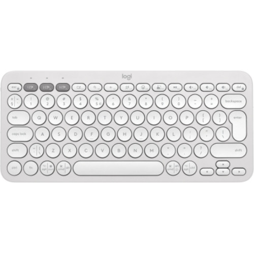 Logitech Pebble Keys 2 K380s Belaidė klaviatūra RF Wireless+Bluetooth, US INT (Qwerty), Tonal