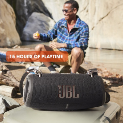 JBL Xtreme 3 Nešiojama garso kolonėlė, Wireless, Bluetooth, Juoda-Garso technika-TELEVIZORIAI