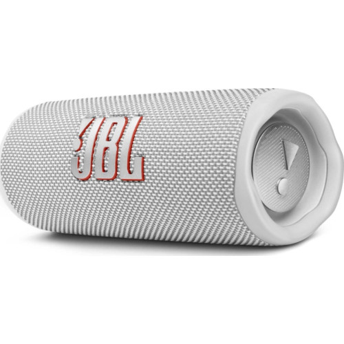 JBL Flip 6 Nešiojama garso kolonėlė, Wireless, Bluetooth, Balta-Garso technika-TELEVIZORIAI IR