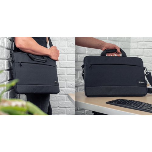 NATEC Goa 15.6'' Krepšys nešiojamam kompiuteriui, Juoda-Verslo krepšiai ir rankinės-Verslo