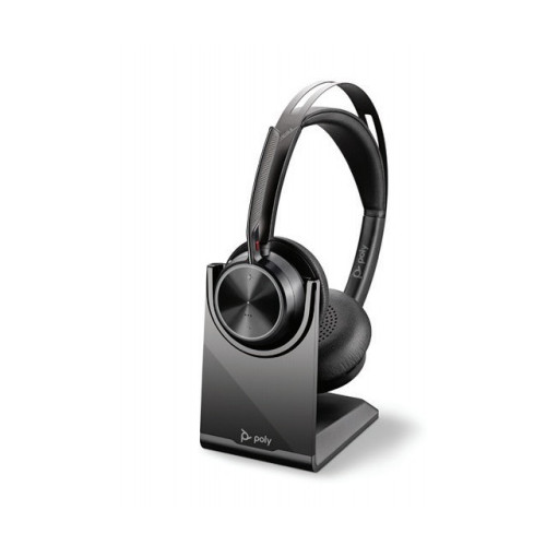 POLY Voyager Focus 2 UC Belaidės/Laidinės ausinės su mikrofonu, Bluetooth, Charging