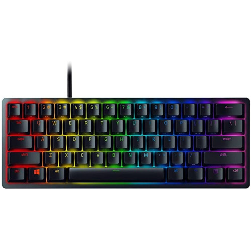 Razer Huntsman Mini Laidinė žaidimų klaviatūra RGB LED, USB, DE, Clicky Optical Purple Switch