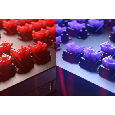 Razer Huntsman V2 Laidinė žaidimų klaviatūra RGB LED, USB, DE, Clicky Optical Purple Switch