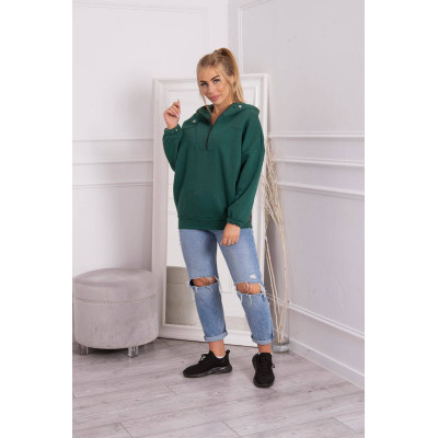 Žalios spalvos džemperis moterims Kesi-Naujienos-APRANGA, AKSESUARAI