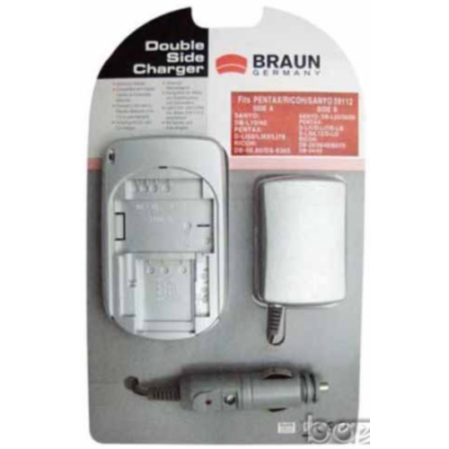 Braun Double sided charger 59107-Baterijų įkrovikliai-Fotoaparatai ir jų priedai