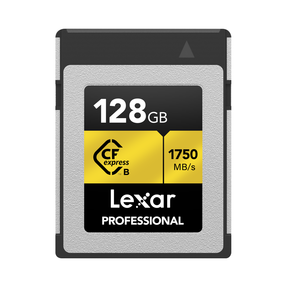 LEXAR CFEXPRESS PRO GOLD R1750/W1500 128GB-CF kortelės-Skaitmeninės laikmenos